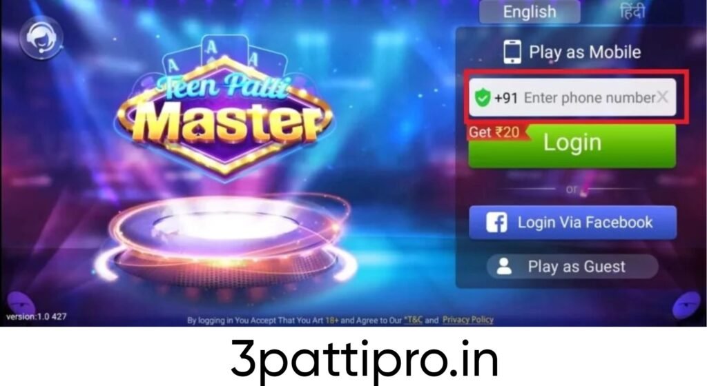 How To Login Teen Patti Online App?